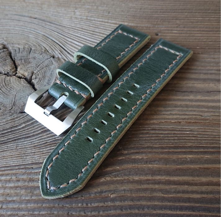 Pasek do zegarka Panerai ręcznie robiony skóra naturalna handmade