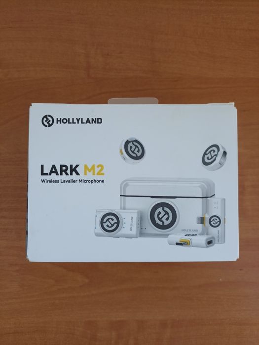 Мікрофонна радіосистема Hollyland lark m2 combo ivory white