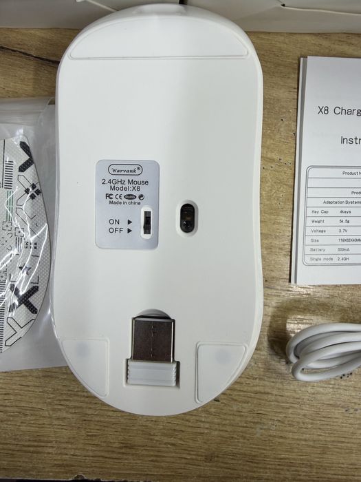 Комп'ютерна мишка T-WOLF X8 бездротова безшумна 2,4G