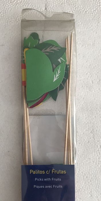 Palitos grandes com fruta