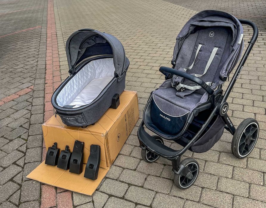Wózek Muuvo Quick 2.0 + Gondola + fotelik Maxi-Cosi Pebble Pro