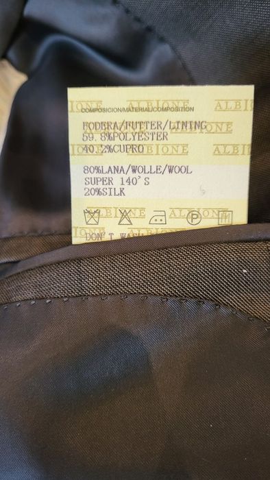 Garnitur ślubny ALBIONE jak nowy na 182 cm ślub wesele studniówka