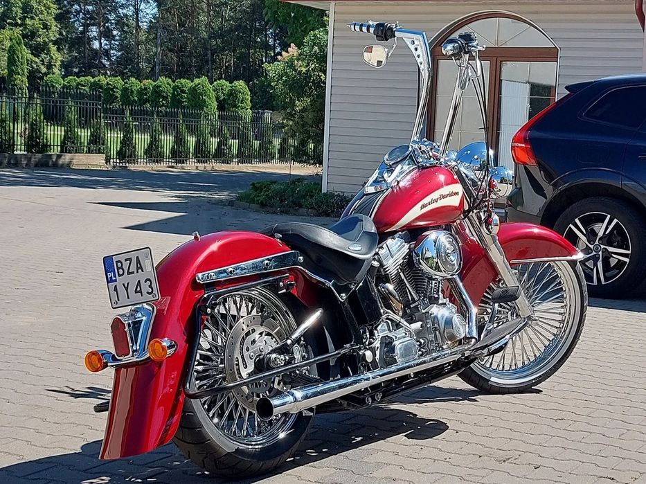 Harley-Davidson Softail Heritage Classic Harley Davidson, Chicano Bagger, kierownica Ape