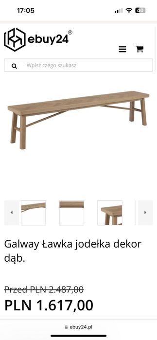 Ławka, ława do stołu, krzesła debowa  jodelka drewno loft dab