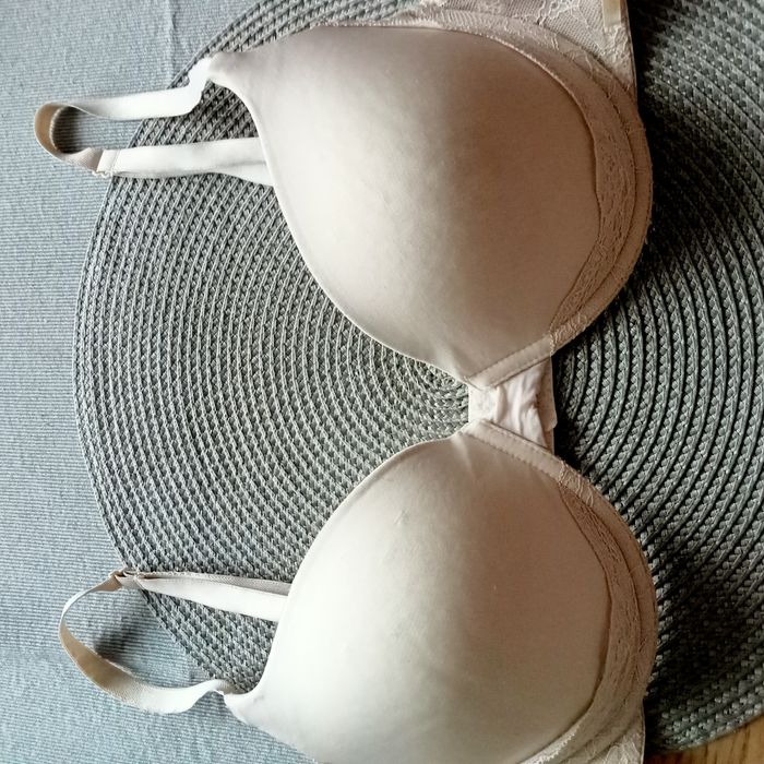 Biustonosz komfortowy, beżowy Calvin Klein 80D