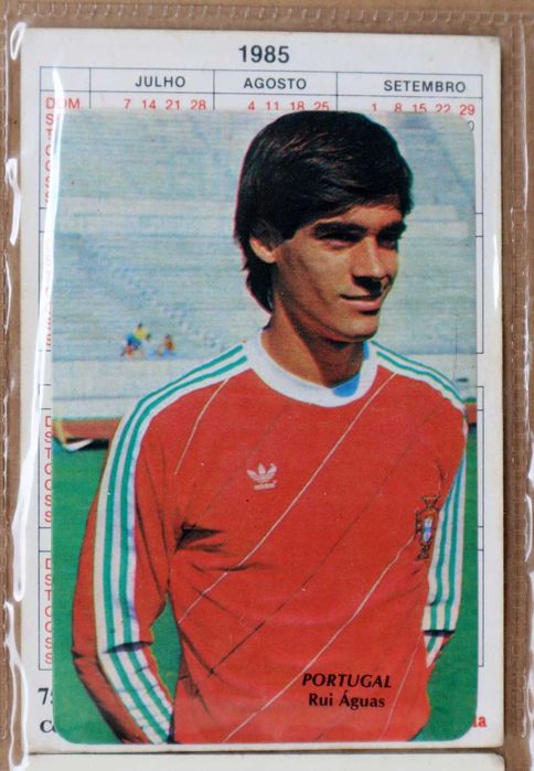 Jogador futebol do Benfica Rui Águas ano 1986