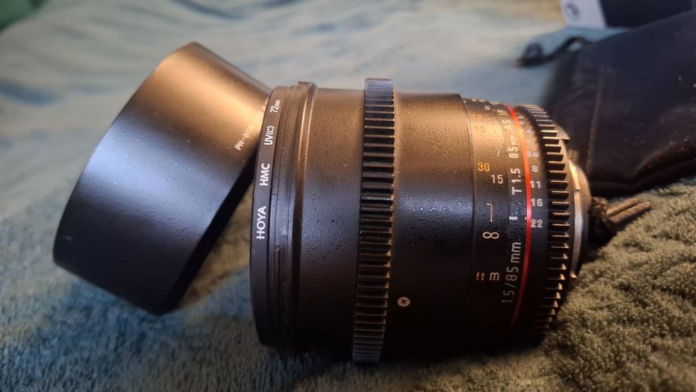 Samyang 85mm T1.5 AS IF UMC do Nikon video DSLR f1.4
