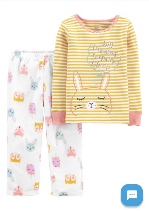 Пижама Carter’s 4a домашний космюм флис Картерс 4t піжама Carters