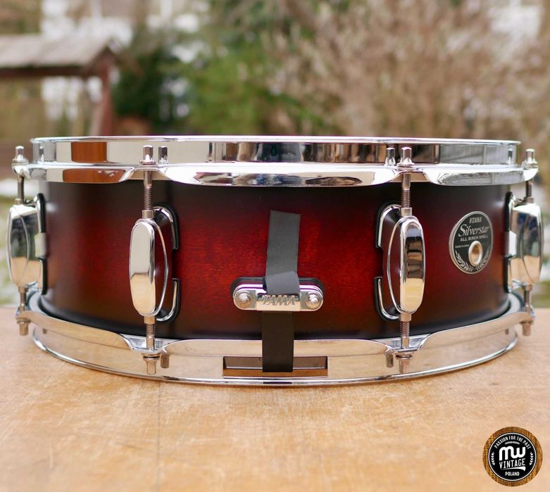 ‼️ Werbel Tama Silverstar Birch 14” x 5” Satin Cherry Burst ‼️
