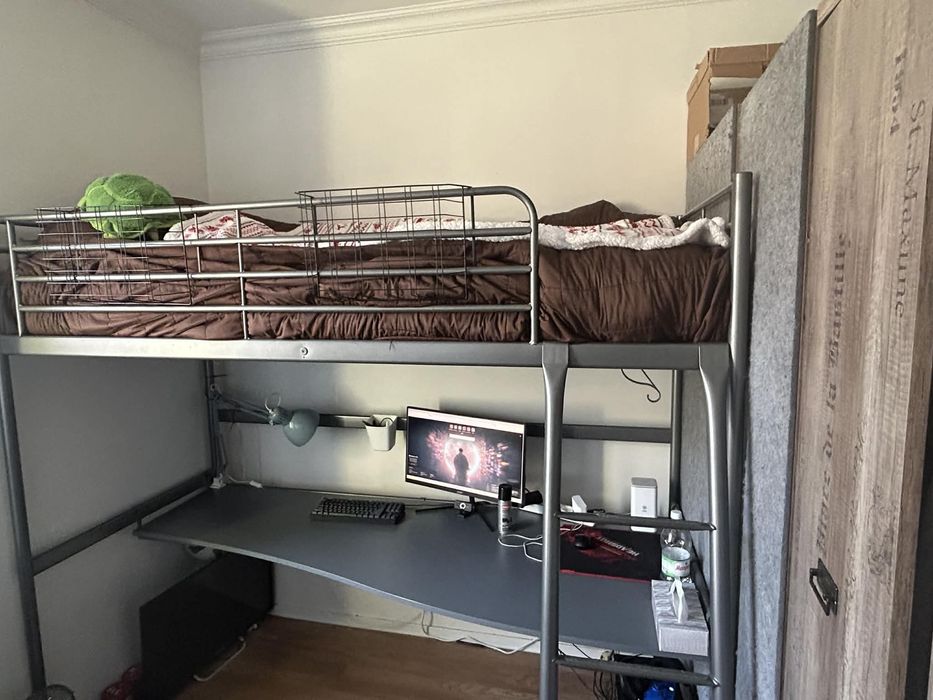 IKEA łóżko piętrowe z biurkiem