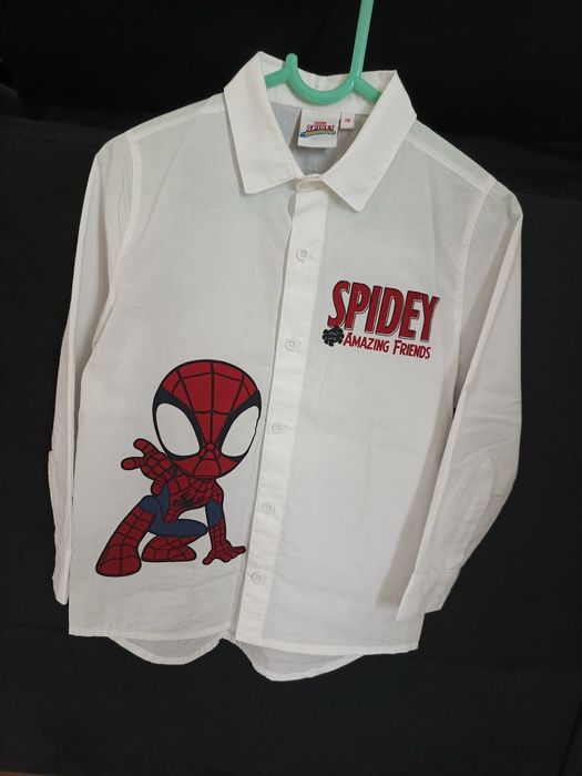 Koszula biała Spiderman, rozm.116