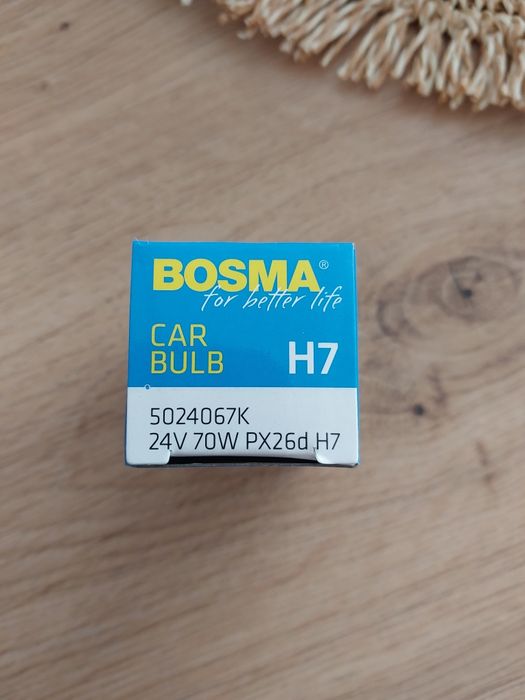 Żarówka samochodowa H7 24V Bosma