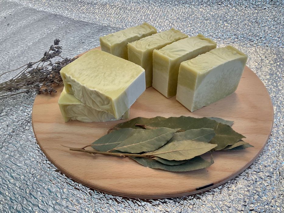 Нежное Мыло для Тела на Говяжем Жире с Лавром Лавандой Камфорой
