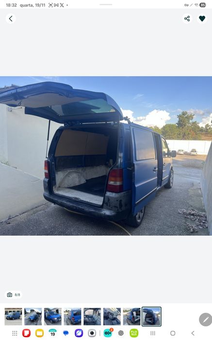 Mala porta traseira única tailgate de Vito w638