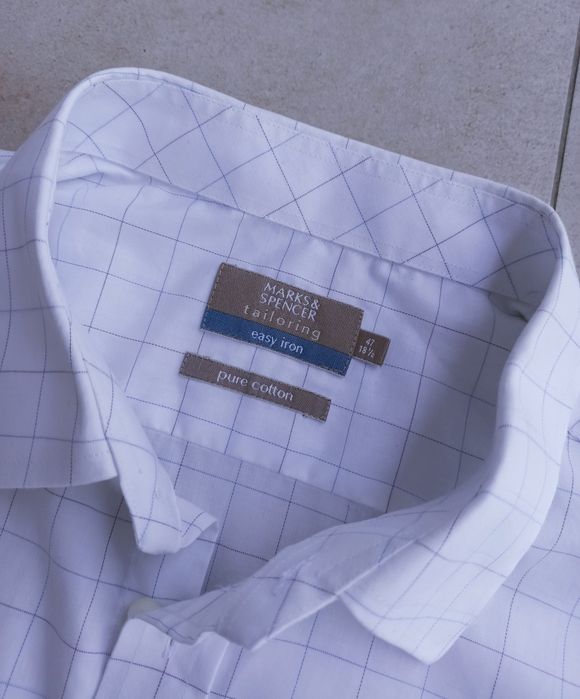 Marks & Spencer  elegancka biała  koszula  rozmiar  5XL , 6XL