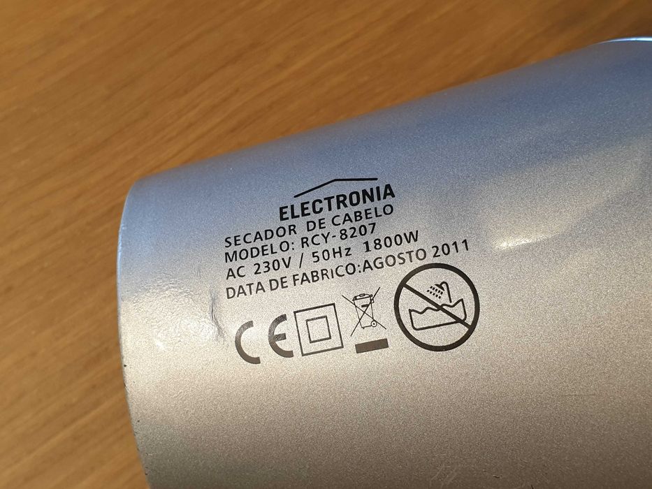 Secador de cabelo Electronia (bom estado)