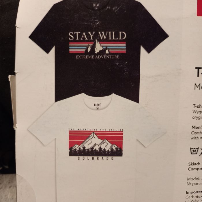 T-shirt męski 2-pack XL