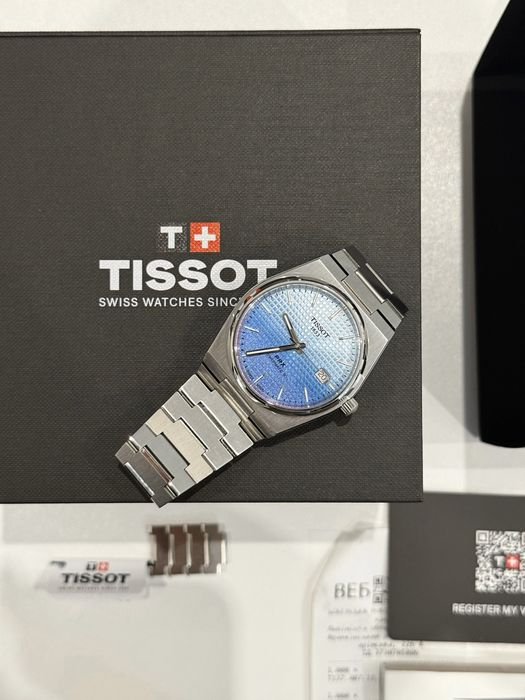 ГОДИННИК TISSOT PRX 40MM Gradient T137.407.11.351.01 оригінал