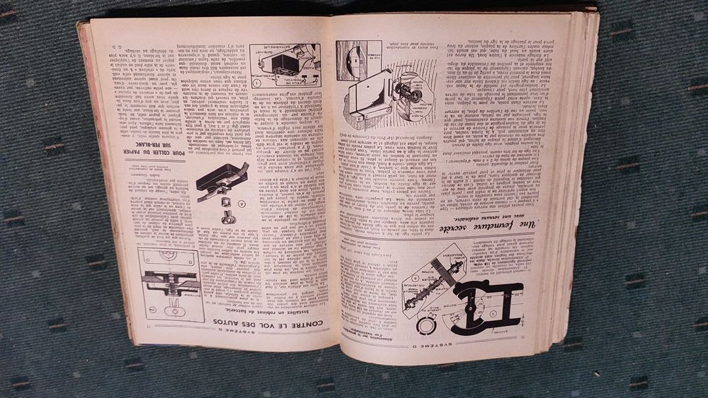 12 Revistas antigas de Bricolage TOUT LE SYSTEME "D" - 1951