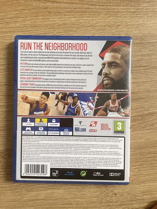 Jogo ps4 NBA2k18