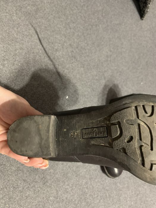 Черевики на каблуку 36 розмір, еко