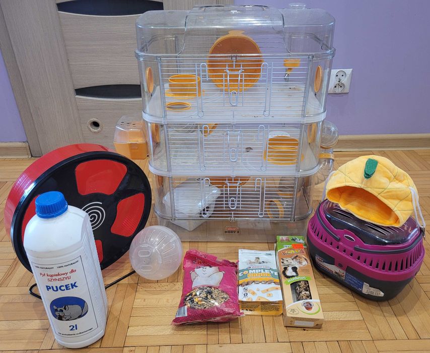 Klatka dla chomika, myszki, Rody Trio