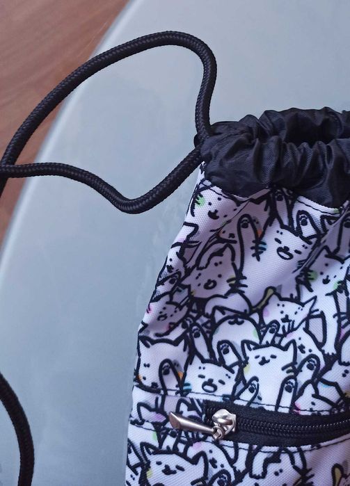 Worek Plecak Torba Shopper Koty Kotki Kot torba na ramie