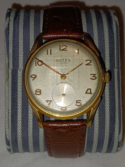Relógio Butex anos 50 banhado a ouro