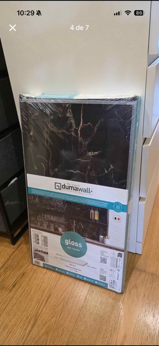 Painel de casa de banho.