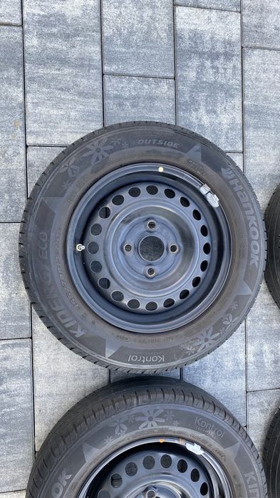 Koła felgi stalowe Kia Picanto 4x100 13 cali opony letnie czujniki