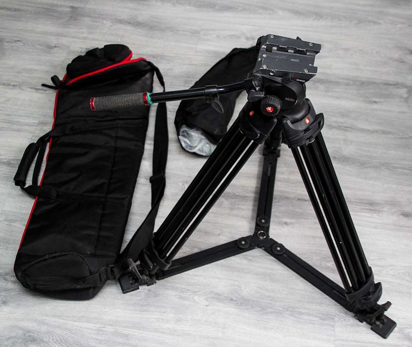 Statyw filmowy Manfrotto 546 GB z głowicą 504HD