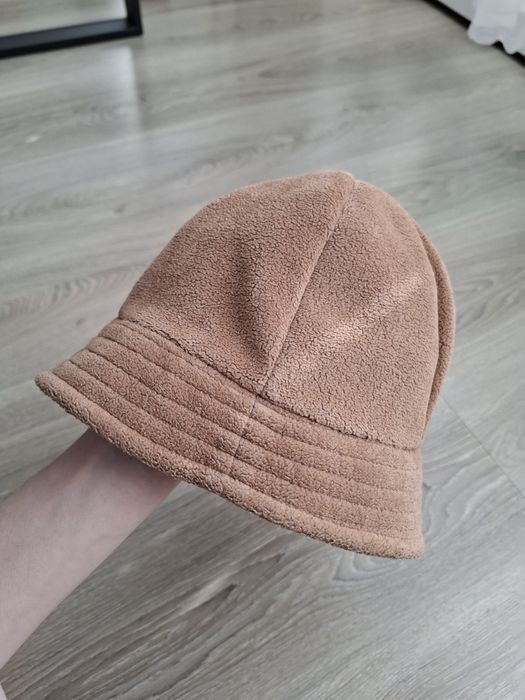 Bucket hat polarowy kapelusz camel Rabionek roz. 56 vintage retro styl