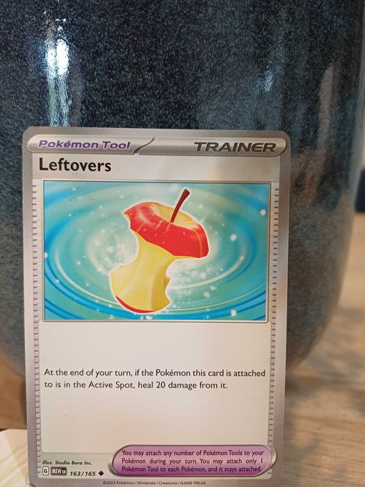 Carta Pokémon Leftovers #163