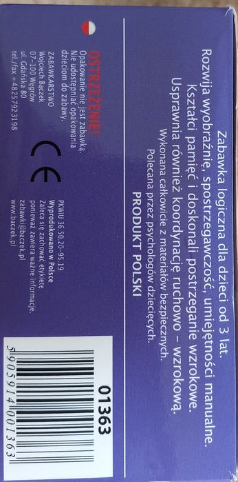 Układanka obrazkowa 6 klocków