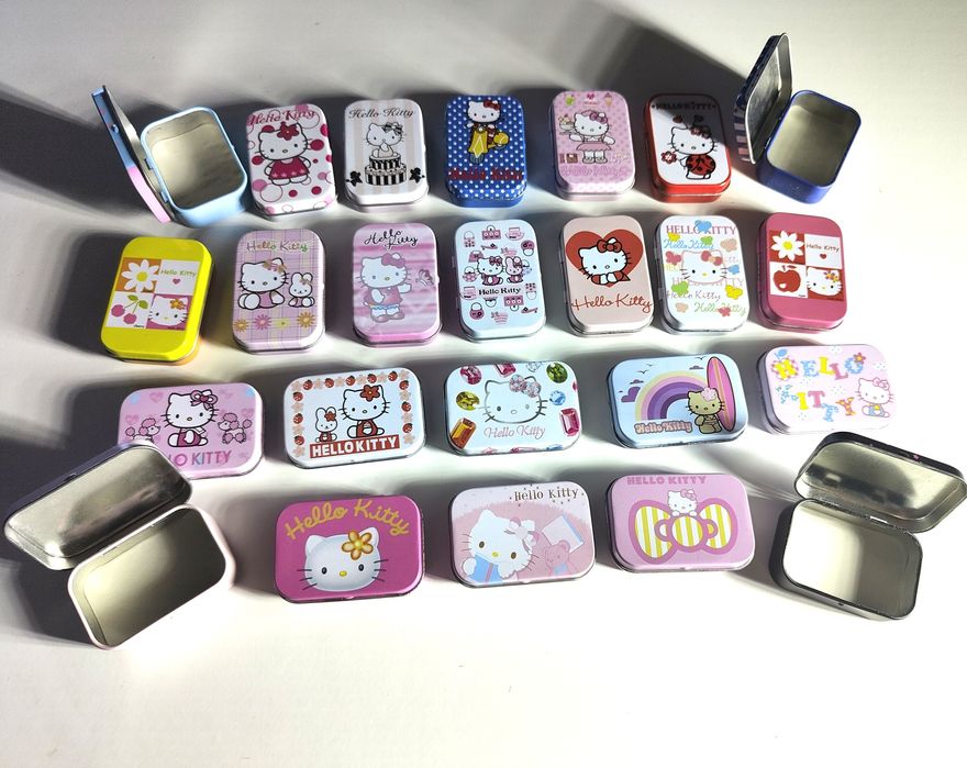 Caixinhas Metálicas Hello Kitty (Coleção de 24 diferentes)