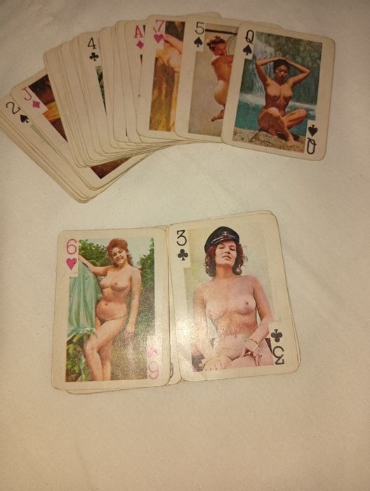 Baralho de Cartas Vintage – Colecionismo / Adulto (Anos 70/80)