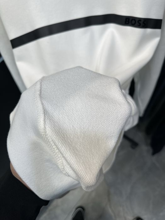 Світшот Hugo Boss чорний і білий