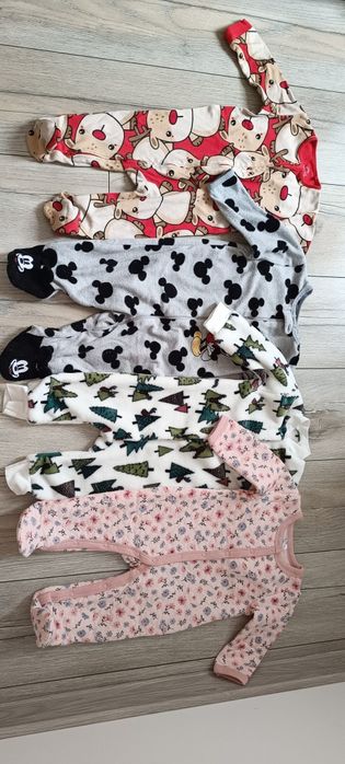 Pajacyki Next, Primark 74 rozmiar