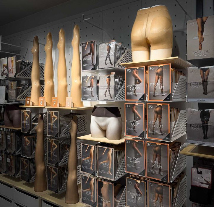 Material Langeri para exposição em lojas comerciais