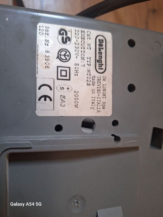 Nagrzewnica dmuchawa delonghi  2000W