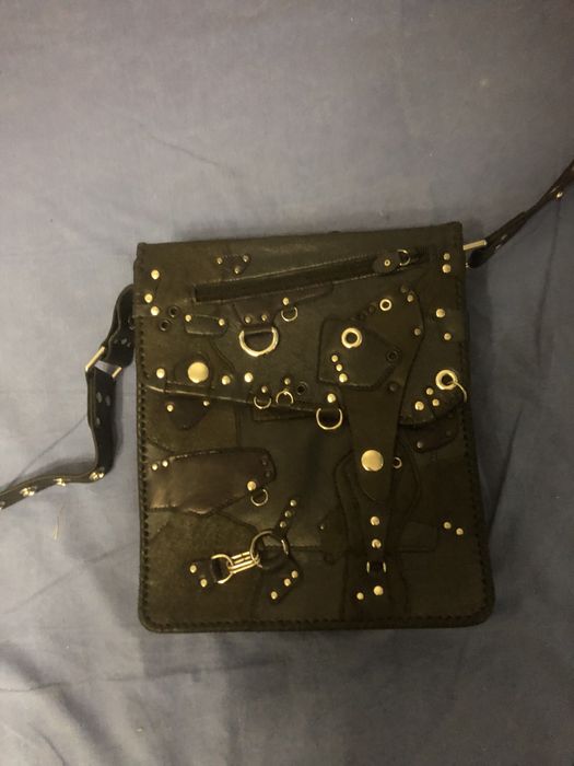 Сумка з гаманцем з натуральної шкіри