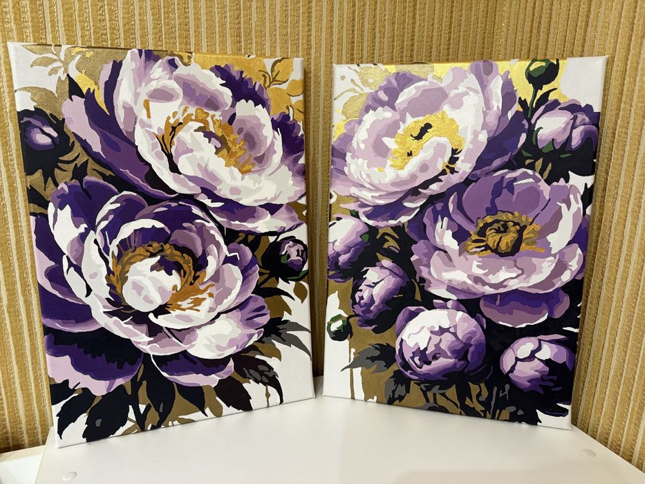 Картини по номерам, алмазна мозаїка. Готові.