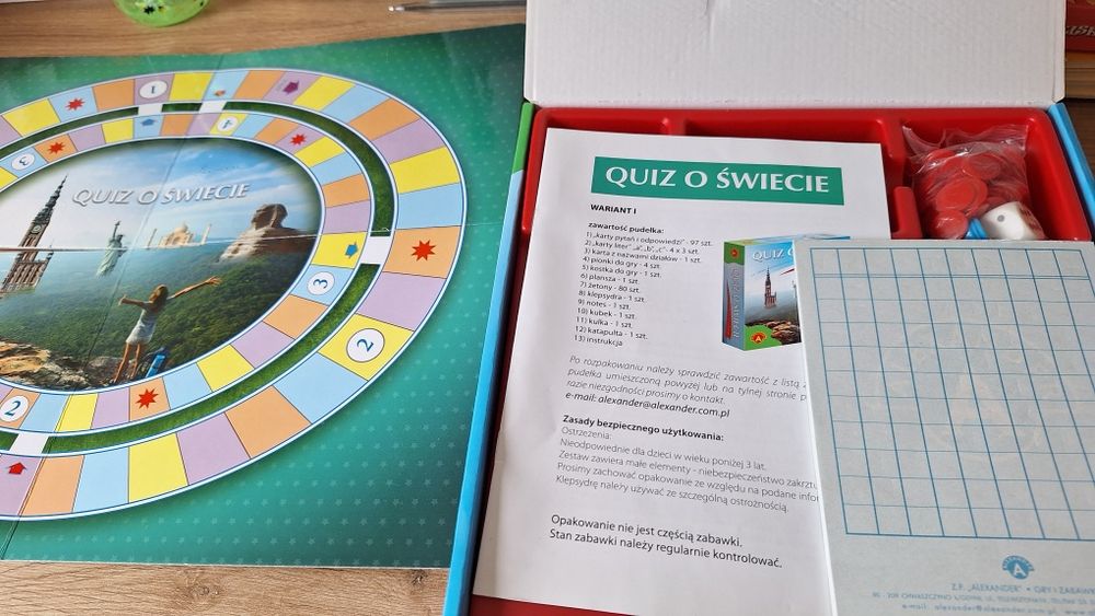 Gra Quiz o świecie 388 pytania Alexander