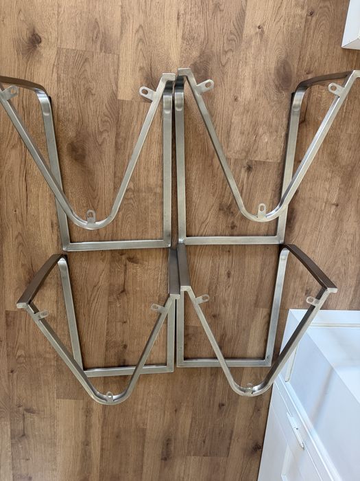 Mesa Jantar de Vidro + 4 cadeiras