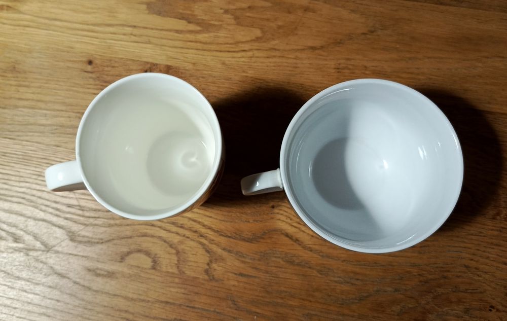 2 kubki ceramiczne