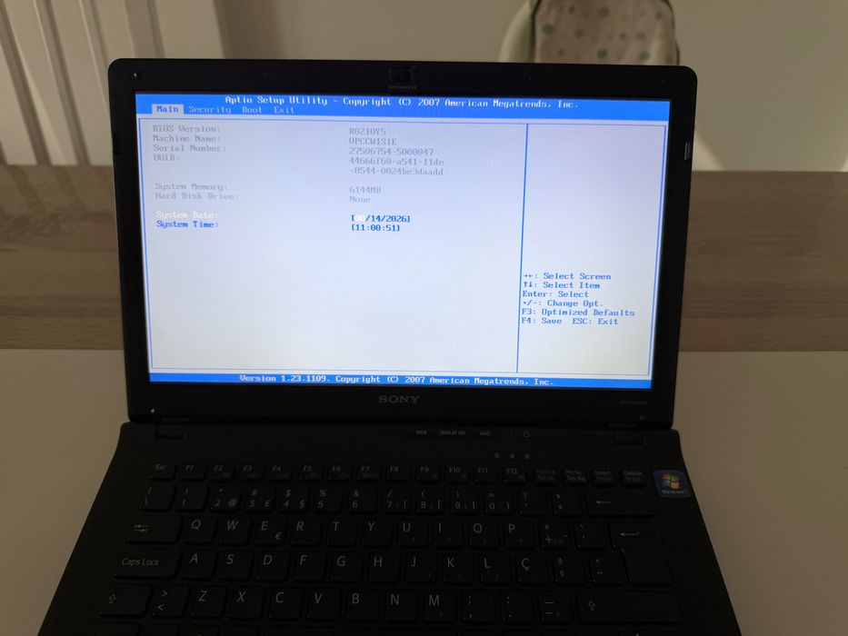 Sony Vaio UPCCW1S1E 6Gb Ram