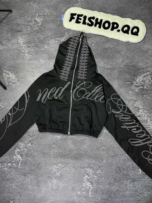 Жіноча вкороченна зіпка кофта Named Collective, зіпка з стразами нова