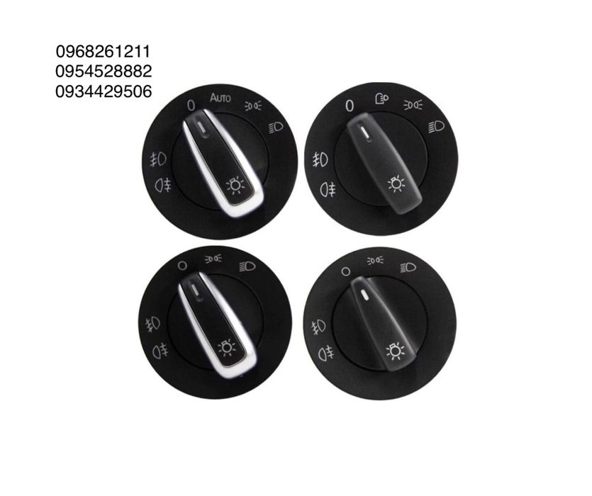 Перемикач світла / туманок VW T5 T6 Caddy Touran Golf Passat вмикач