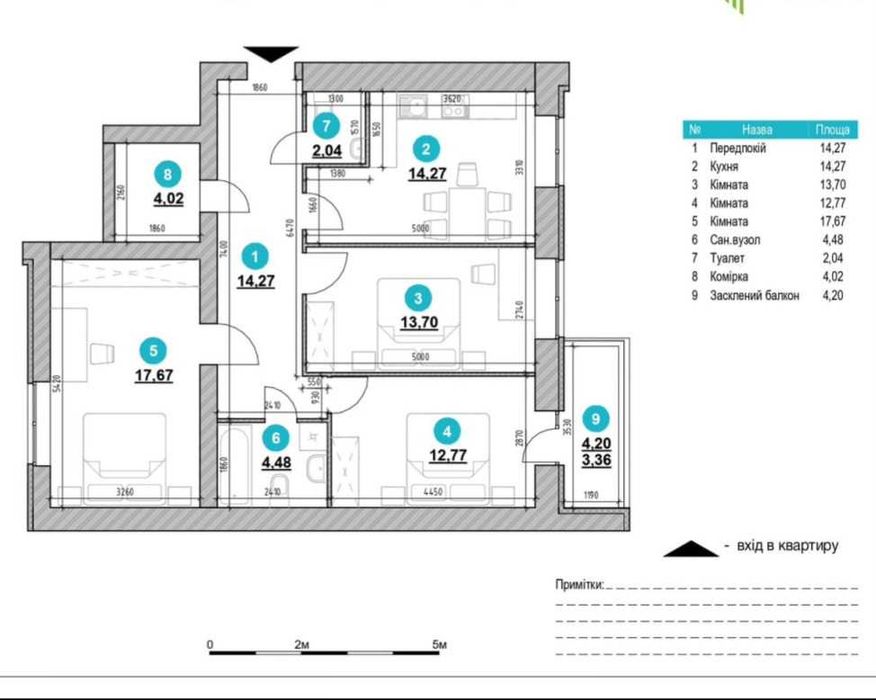 Продаж 3-кім.квартири вул. Тролейбусна ЖК Компаньон Без комісії