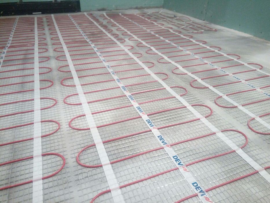 Теплый пол под плитку, ламинат, кабель, мат. Електро Тепла підлога